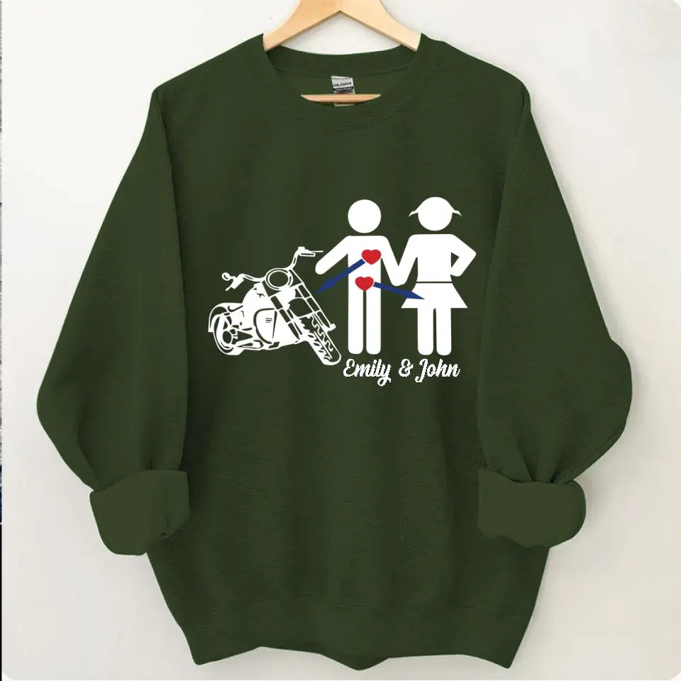 True Love Motorcycle Graphic Shirt for Men - Motorcycle Gifts