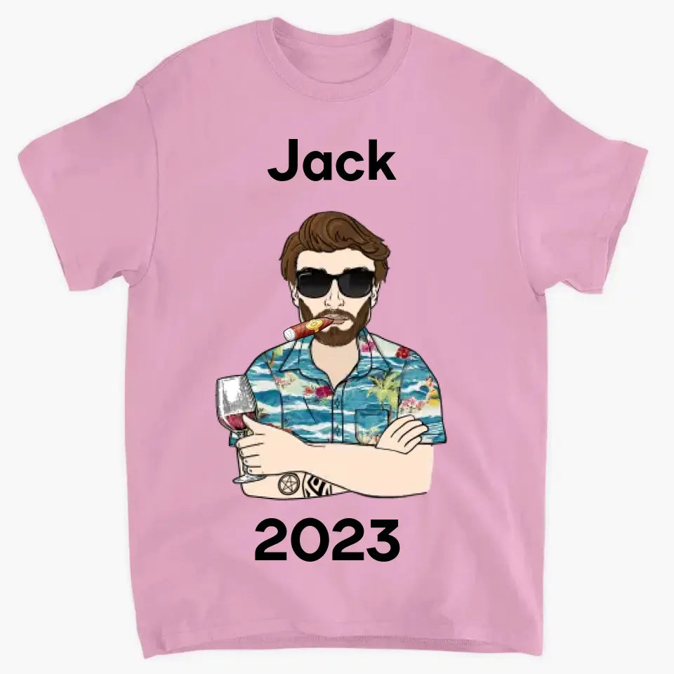 Personalisiertes „Die Legende ist im Ruhestand, nicht mehr mein Problem“, T-Shirt für Opa