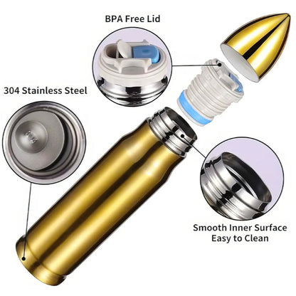 Personalized Military Service Custom Bullet Tumbler - Honor Your Journey