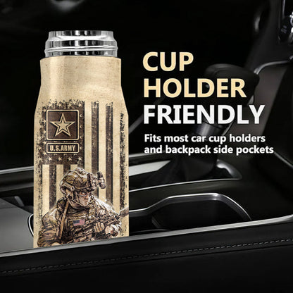 Personalized Military Service Custom Bullet Tumbler - Honor Your Journey
