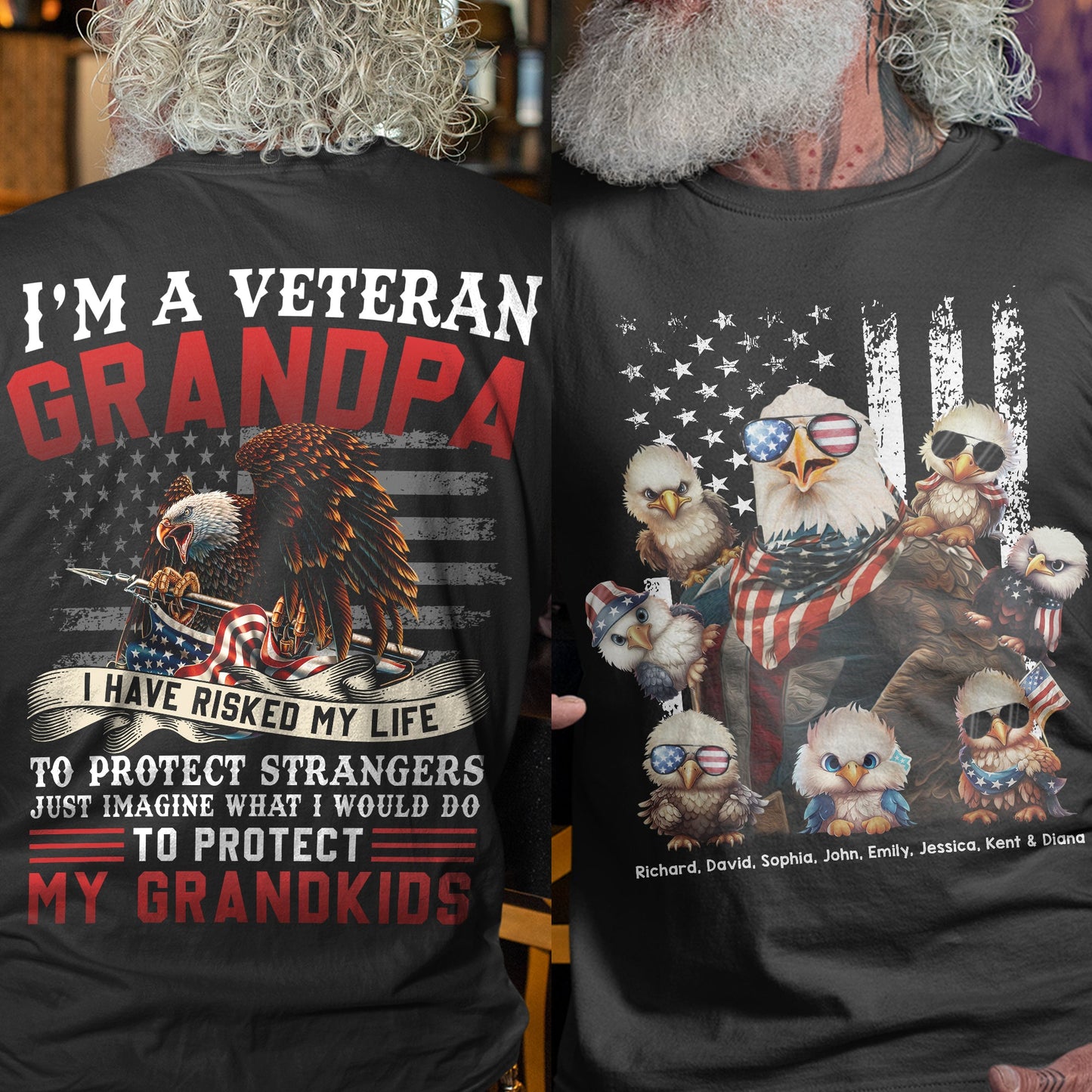 Personalized Gifts For Grandpa 3D Shirt - Father's Day