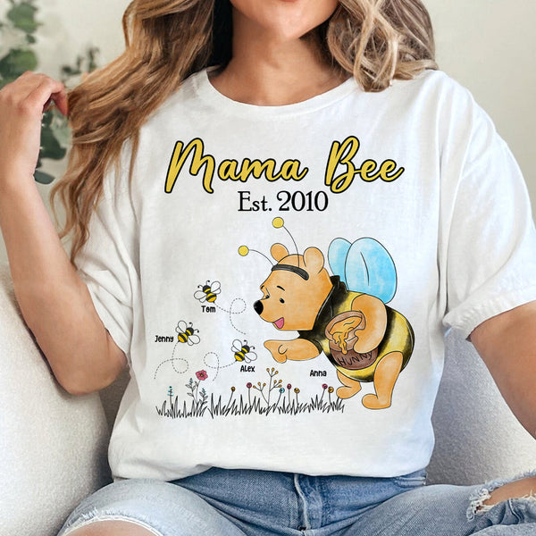 Personalized Gifts For Mom Shirt Mama Bee