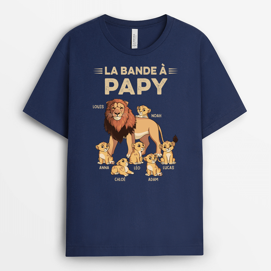 LA BANDE À PAPA LION - CADEAU PERSONNALISÉ | T-SHIRT POUR HOMME
