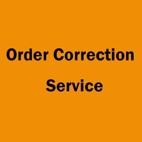 Order Correction Service-20