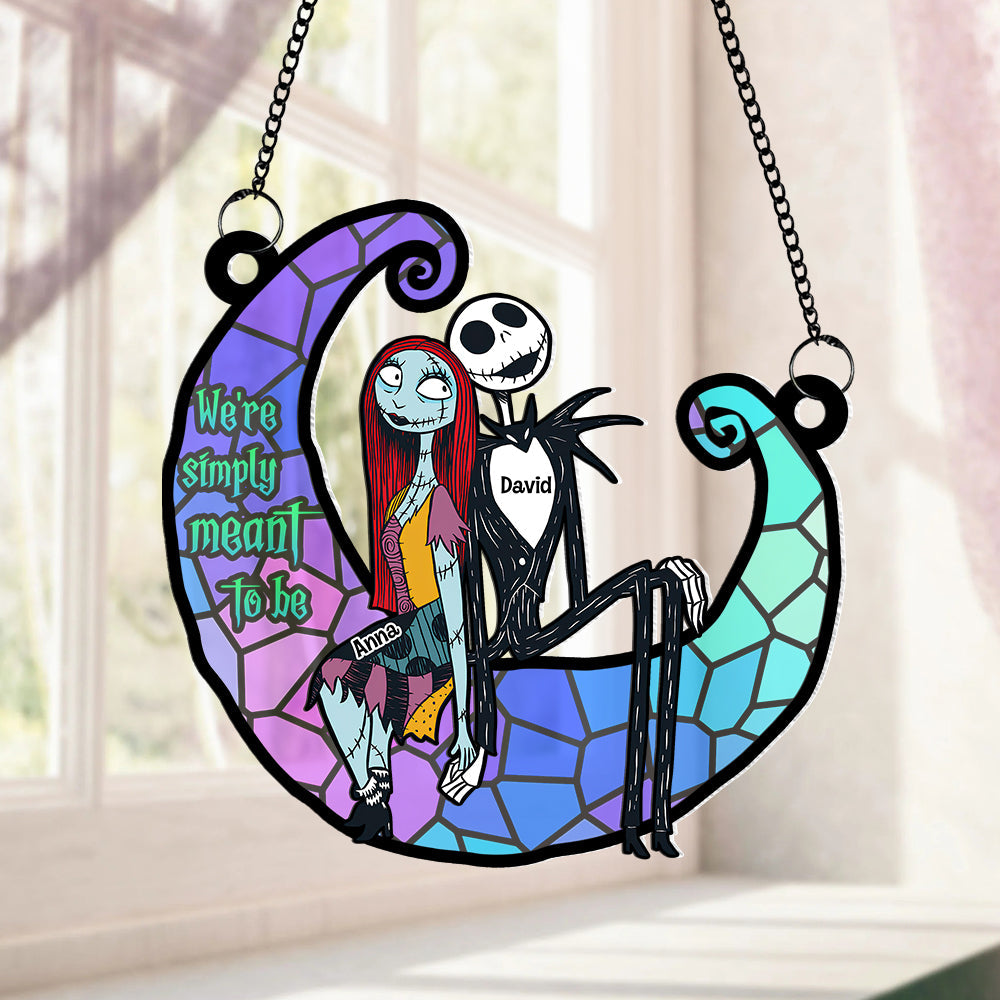 Personalized Gifts For Couple Suncatcher Window Hanging Ornament