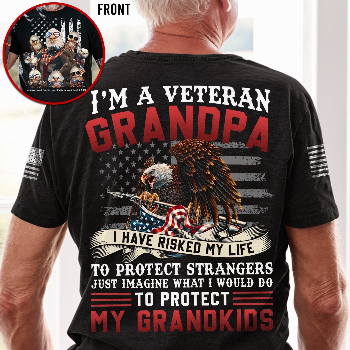 Personalized Gifts For Grandpa 3D Shirt - Father's Day
