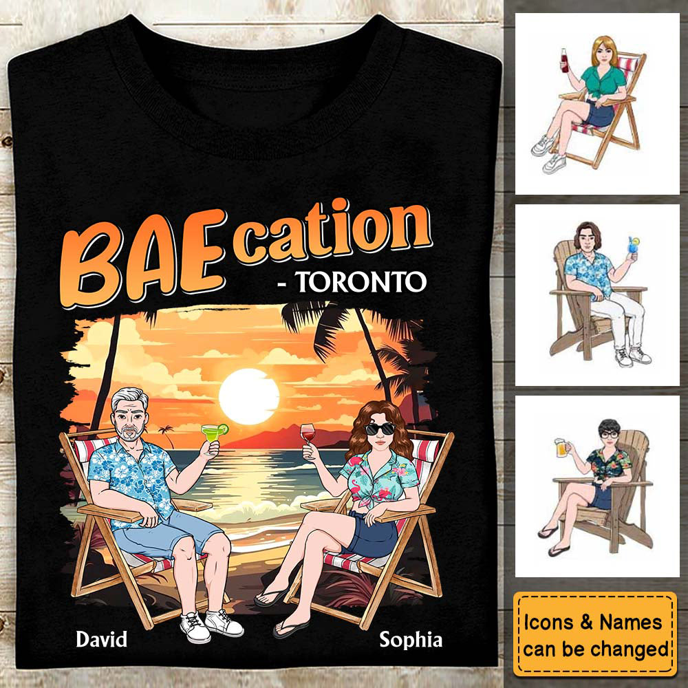 Personalized For Husband Wife Baecation Shirt - Hoodie - Sweatshirt