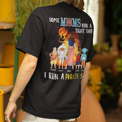Personalized Shirt - I Run A Pirate Ship - Gifts For Dad Mom