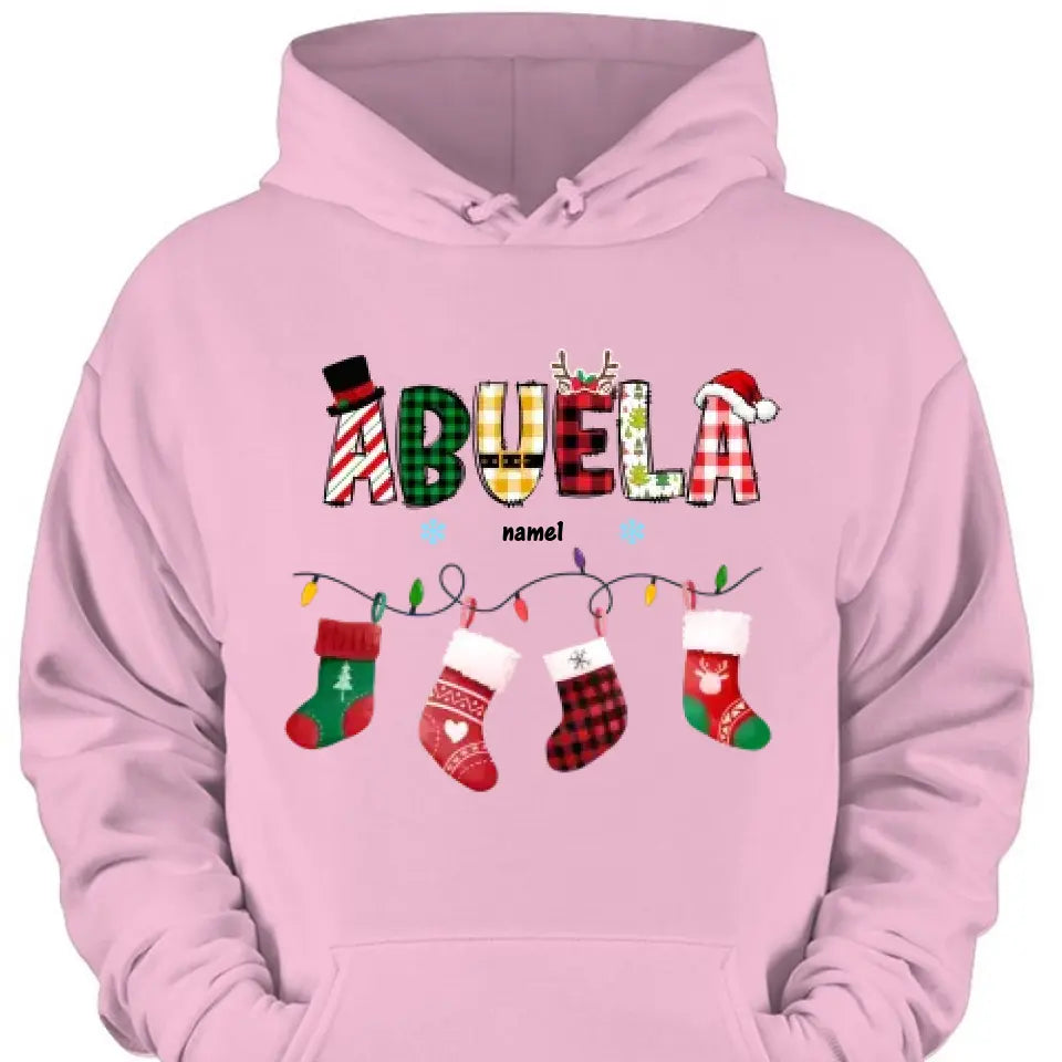 Gift For Grandma Christmas Socks Shirt - Hoodie - Sweatshirt