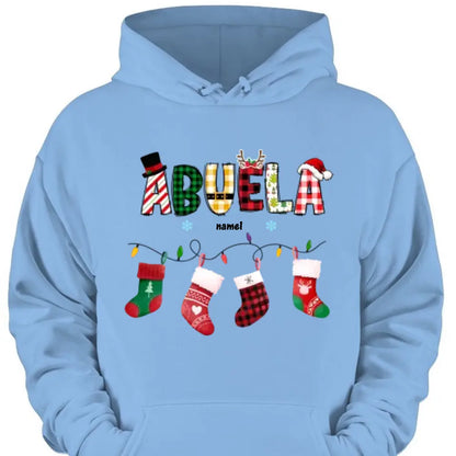 Gift For Grandma Christmas Socks Shirt - Hoodie - Sweatshirt