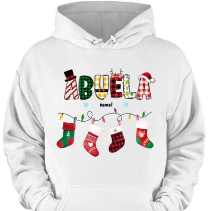 Gift For Grandma Christmas Socks Shirt - Hoodie - Sweatshirt