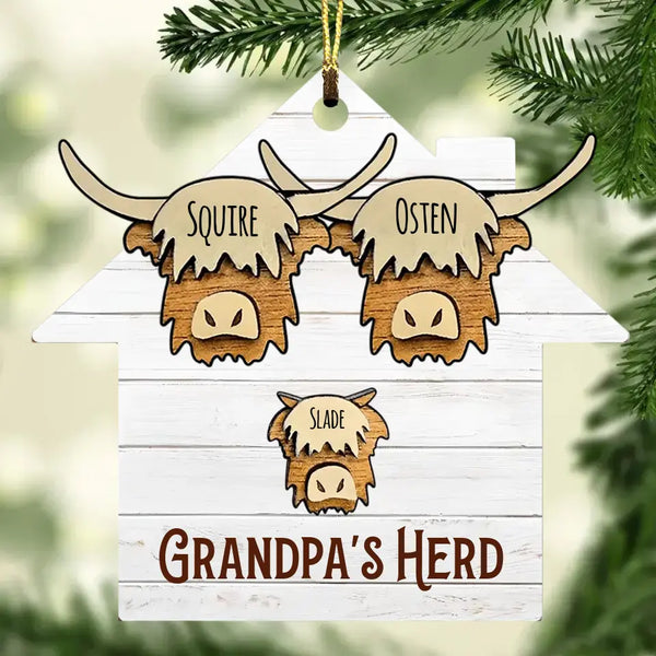 Geschenk für Papa Opa Herd Ornament