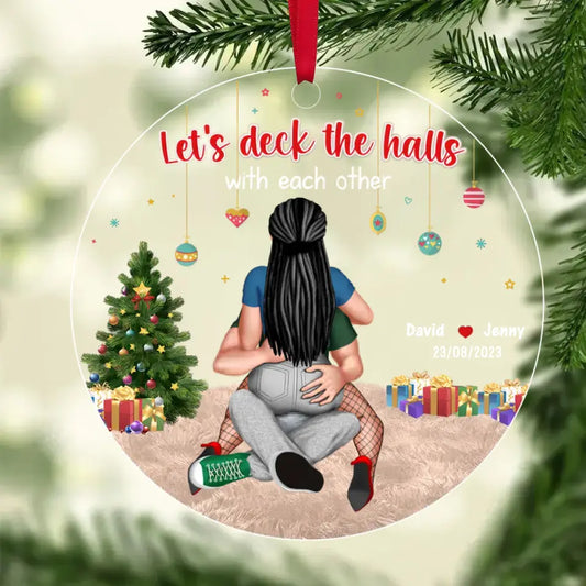 You Give Me A Boner-Acryl-Ornament-Geschenk für Ihn/Geschenk für Sie-Paar-Acryl-Ornament