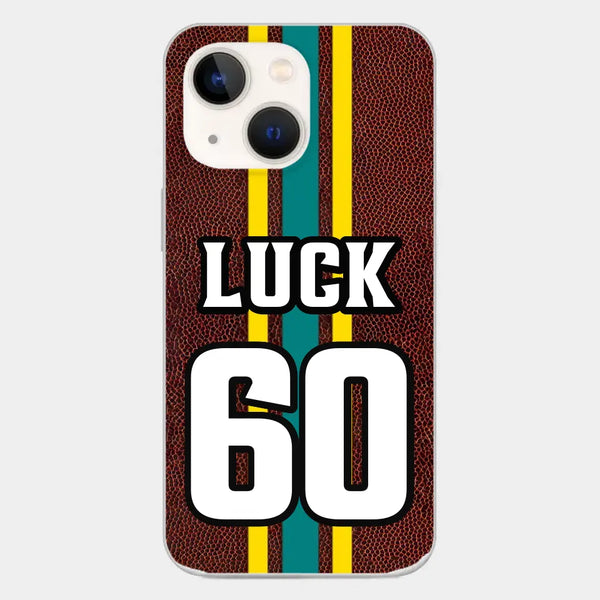 Personalized Football Phone Cases Custom Name And Number Player All Over Print Cases