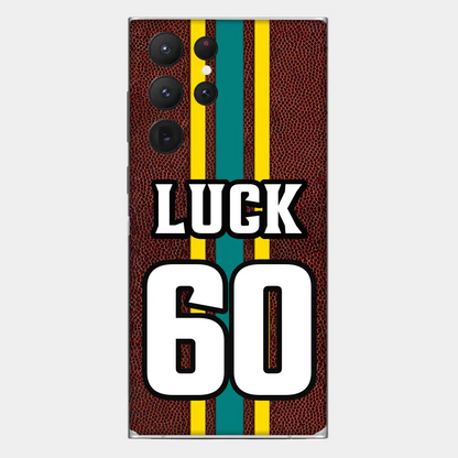 Personalized Football Phone Cases Custom Name And Number Player All Over Print Cases