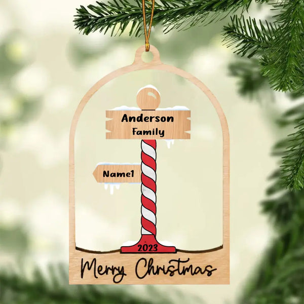 Family Christmas Ornament - Personalized Family and Pet Ornament/ Personalized Christmas Ornament/ Personalized Christmas- Christmas 2023