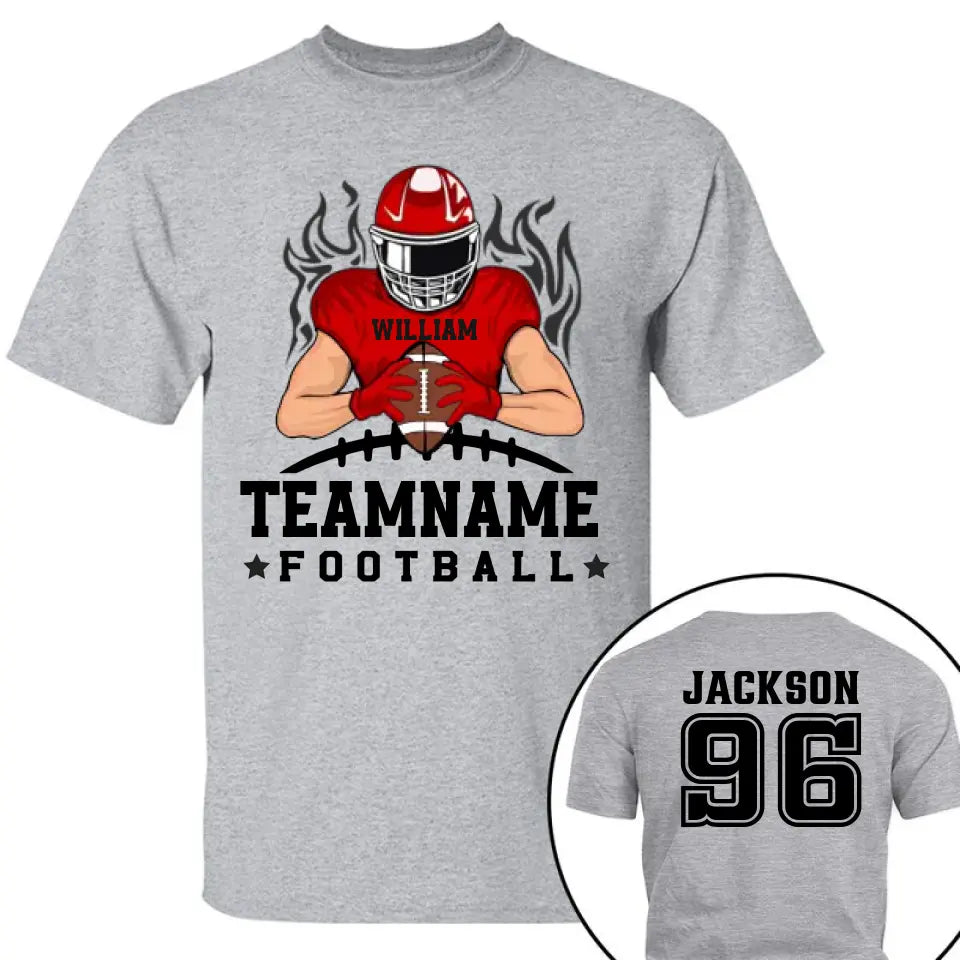 American-Football-Team-Shirt – Football-Spieltage, individuelles Shirt-Geschenk für Fußballspieler, Fußballliebhaber