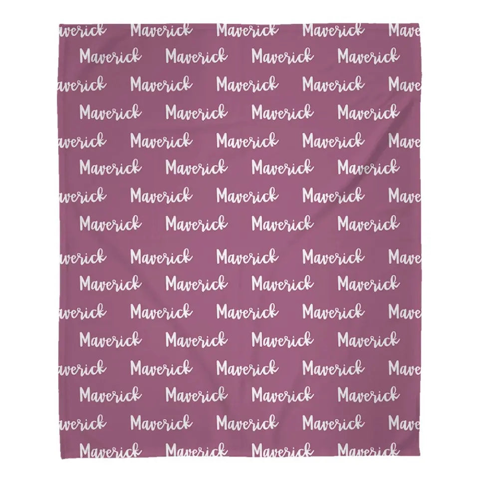 Personalisierte Namensdecke für Babys, Kinder, Jugendliche, Erwachsene