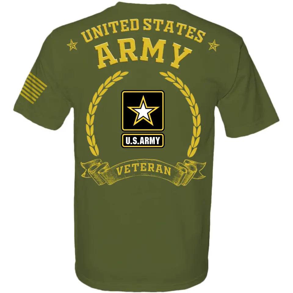 Military Custom Division - Veteranen personalisiertes Shirt - Veteranentagsgeschenke für Papa und Opa