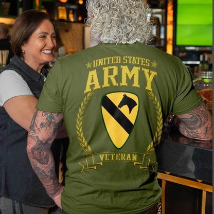 Military Custom Division - Veteranen personalisiertes Shirt - Veteranentagsgeschenke für Papa und Opa