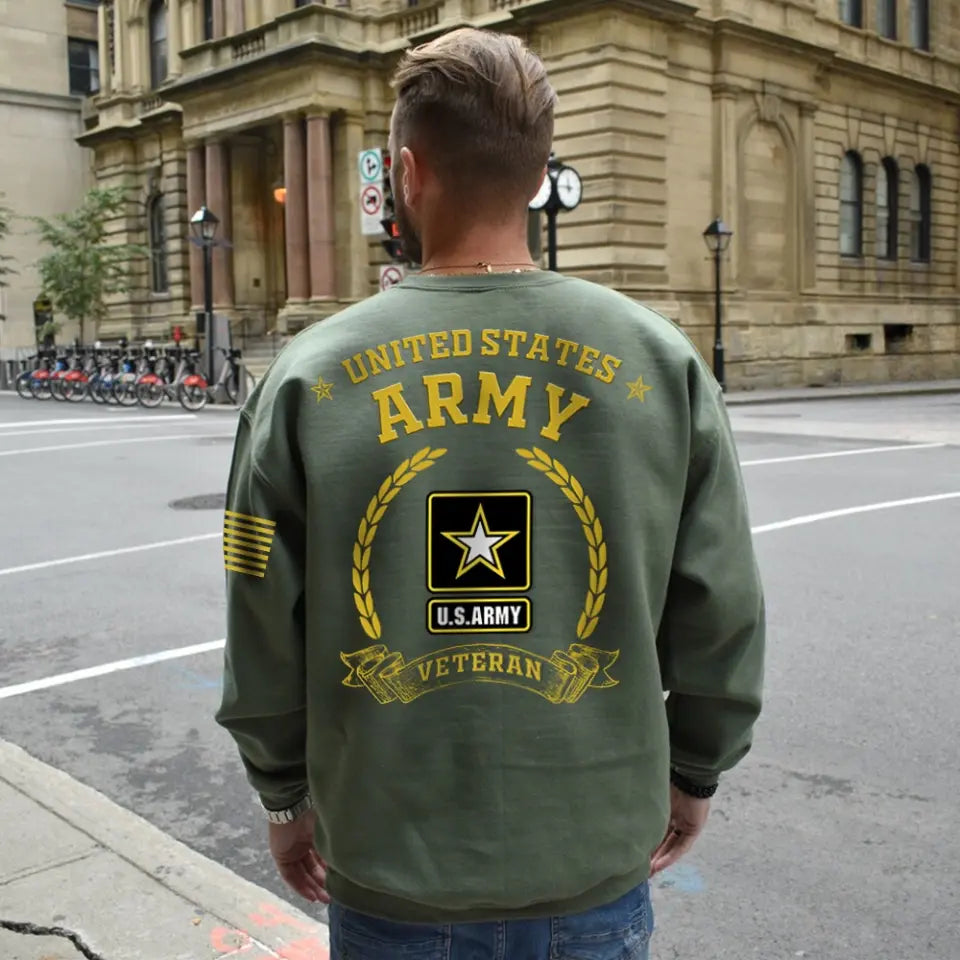 Military Custom Division - Veteranen personalisiertes Shirt - Veteranentagsgeschenke für Papa und Opa