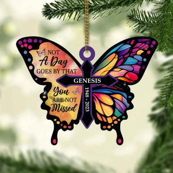 Forever In My Heart - Personalized Custom Suncatcher Layer Mix Ornament - Memorial Gift For Family, Family Members