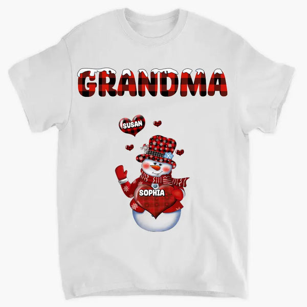 Personalized grandma Xue Xinxin and child’s name Christmas gift printed clothes