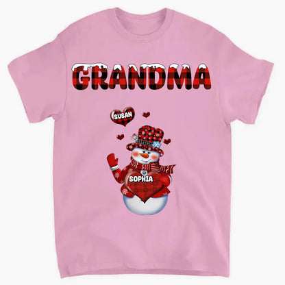 Personalized grandma Xue Xinxin and child’s name Christmas gift printed clothes
