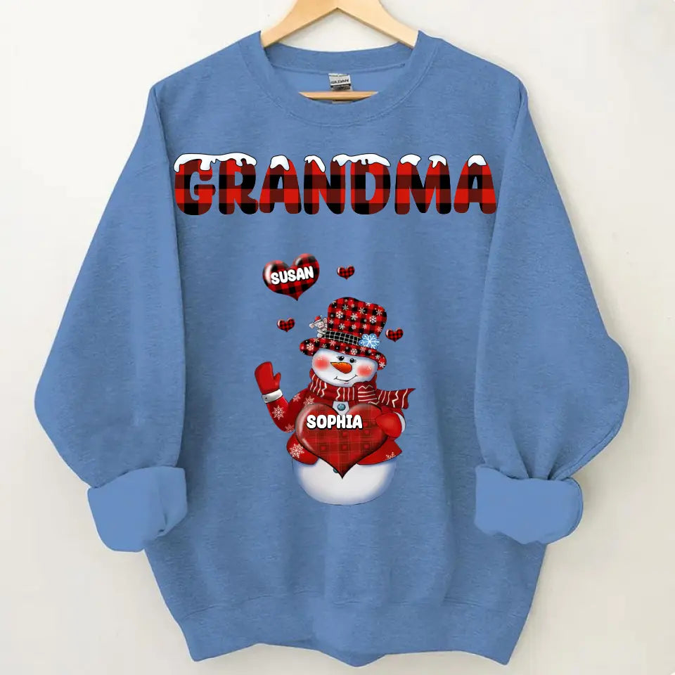 Personalized grandma Xue Xinxin and child’s name Christmas gift printed clothes