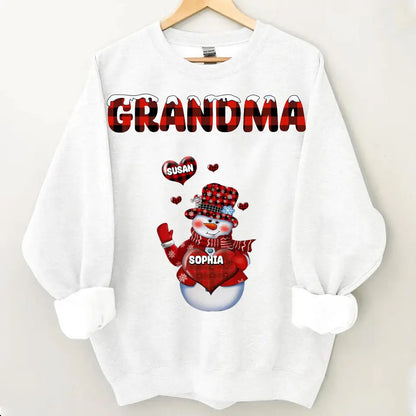 Personalized grandma Xue Xinxin and child’s name Christmas gift printed clothes