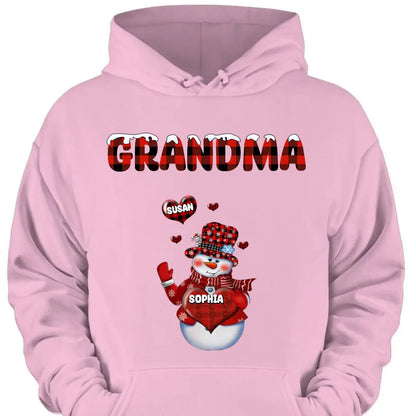 Personalized grandma Xue Xinxin and child’s name Christmas gift printed clothes