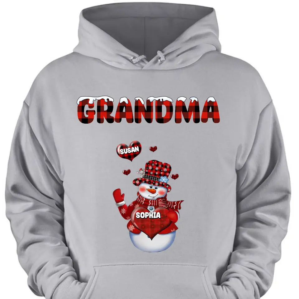 Personalized grandma Xue Xinxin and child’s name Christmas gift printed clothes