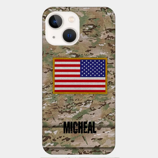Personalized U.S Soldier Phone Case