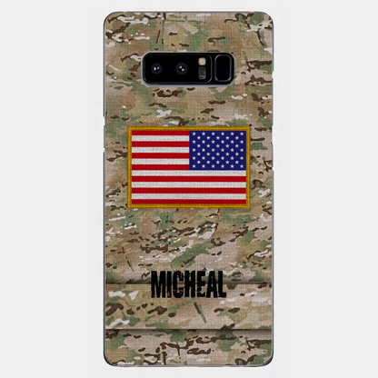 Personalisierte US-Soldat-Telefonhülle