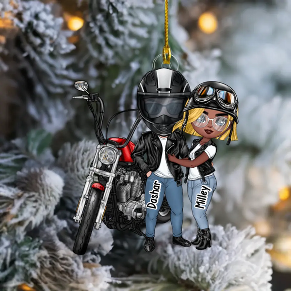 You're My Ride Or Die – personalisierte Geschenke, individuelles Motorrad-Ornament für Biker-Paare, Motorrad-Liebhaber