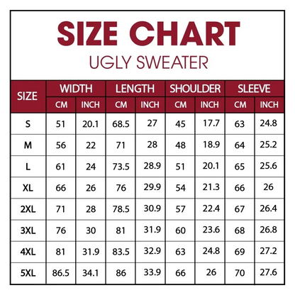 Sh*tter's Full Ugly Christmas Sweater - Personalized Wool Sweater, All-Over-Print Sweatshirt