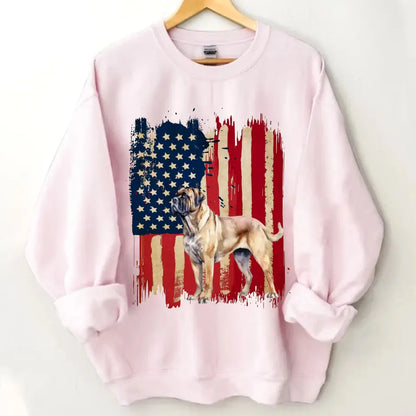 Sie können Ihre eigenen Haustierfotos hochladen – personalisiertes, mit Hundeflaggen bedrucktes Kleidungsgeschenk für Hundeliebhaber