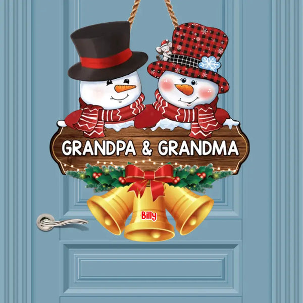 Ich kann es kaum erwarten, Weihnachten zusammen zu verbringen – personalisiertes, individuell geformtes Holzschild für die Familie – Einweihungsgeschenk, Weihnachtsgeschenk für Oma, Opa