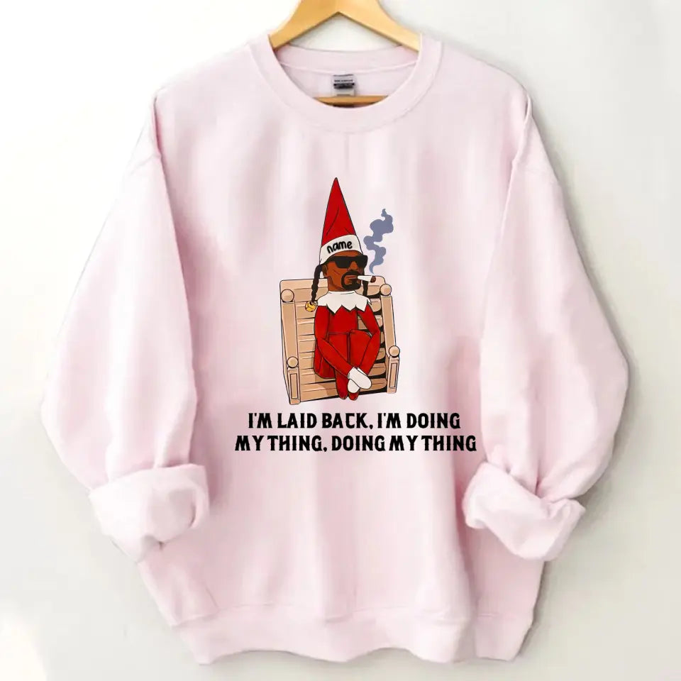 Personalisiertes Snoop on a Stoop Elf Shirt, Geschenk für Fans, Weihnachtsgeschenk