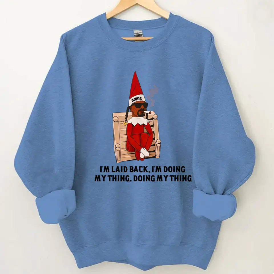 Personalisiertes Snoop on a Stoop Elf Shirt, Geschenk für Fans, Weihnachtsgeschenk