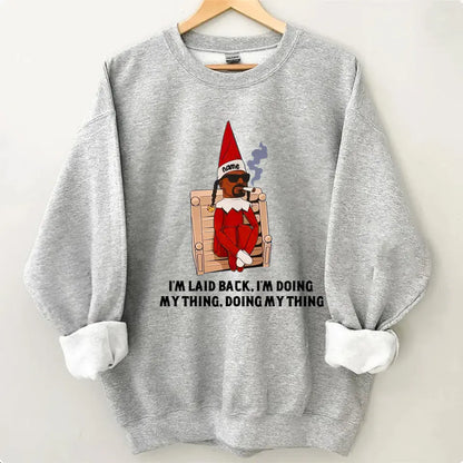 Personalisiertes Snoop on a Stoop Elf Shirt, Geschenk für Fans, Weihnachtsgeschenk