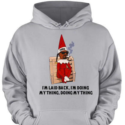 Personalisiertes Snoop on a Stoop Elf Shirt, Geschenk für Fans, Weihnachtsgeschenk