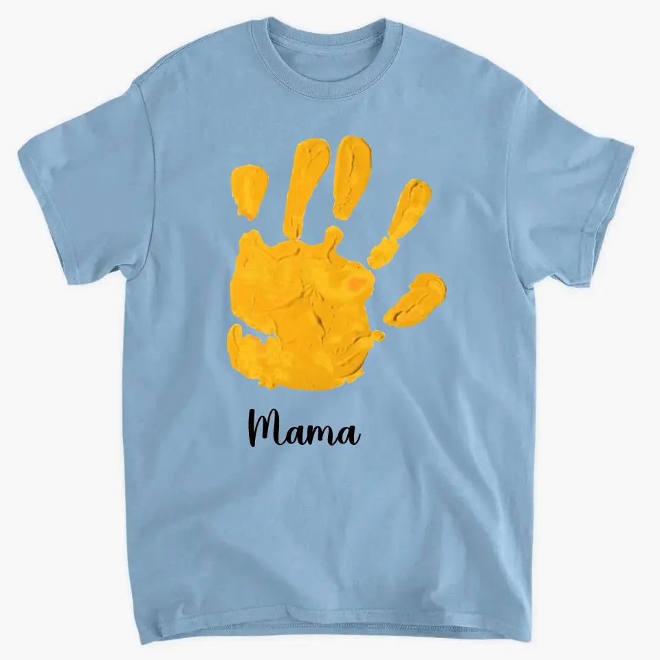 PERSONALISIERTES OMA-HAND-T-Shirt für Damen oder Kinder
