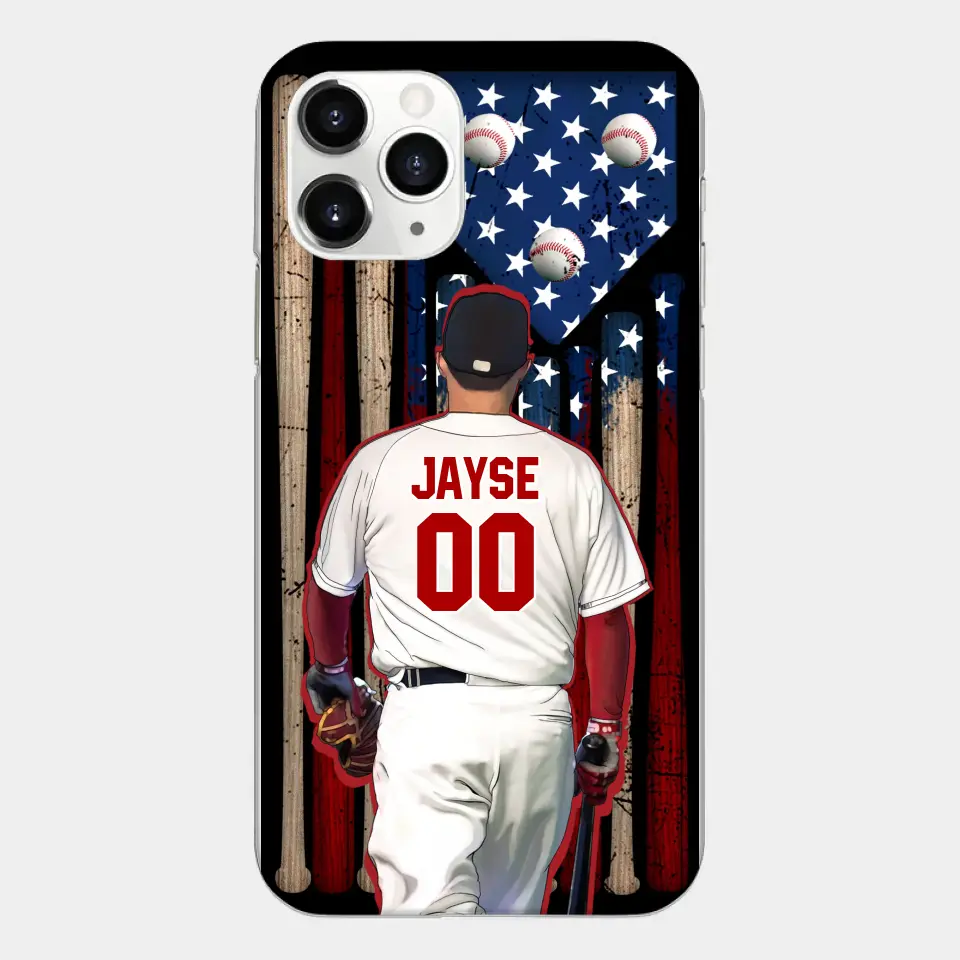 Personalisierte Baseball-Handyhülle – beste Geschenkidee für Baseball-Liebhaber