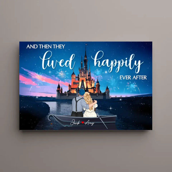 They lived happily ever after Personalized lightweight photo frames, posters, couple gifts