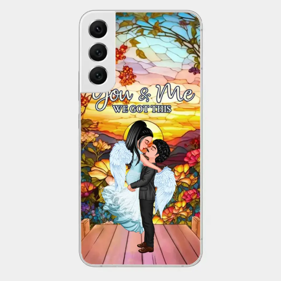 Doll Couple Hugging You & Me We Got This Personalized Phone Case