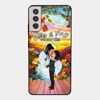 Doll Couple Hugging You & Me We Got This Personalized Phone Case