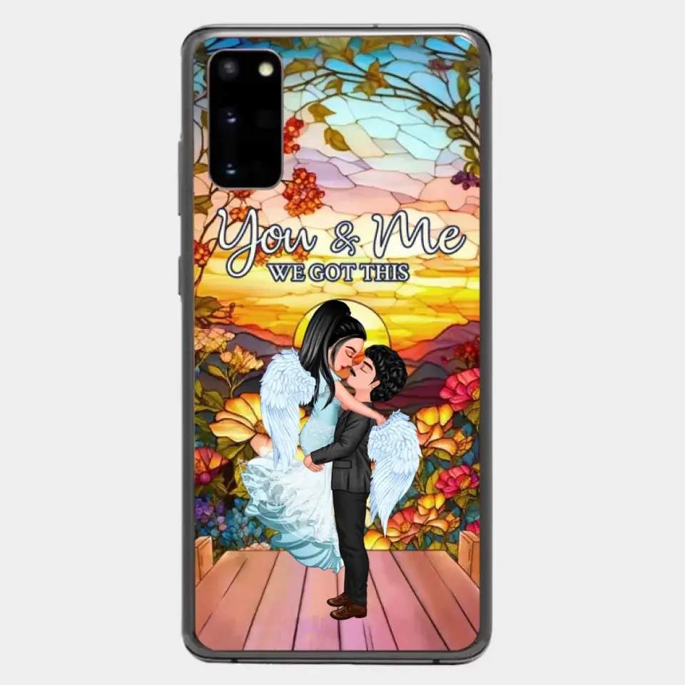 Doll Couple Hugging You & Me We Got This Personalized Phone Case