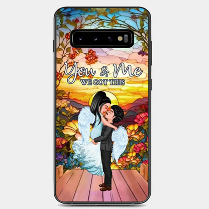 Doll Couple Hugging You & Me We Got This Personalized Phone Case