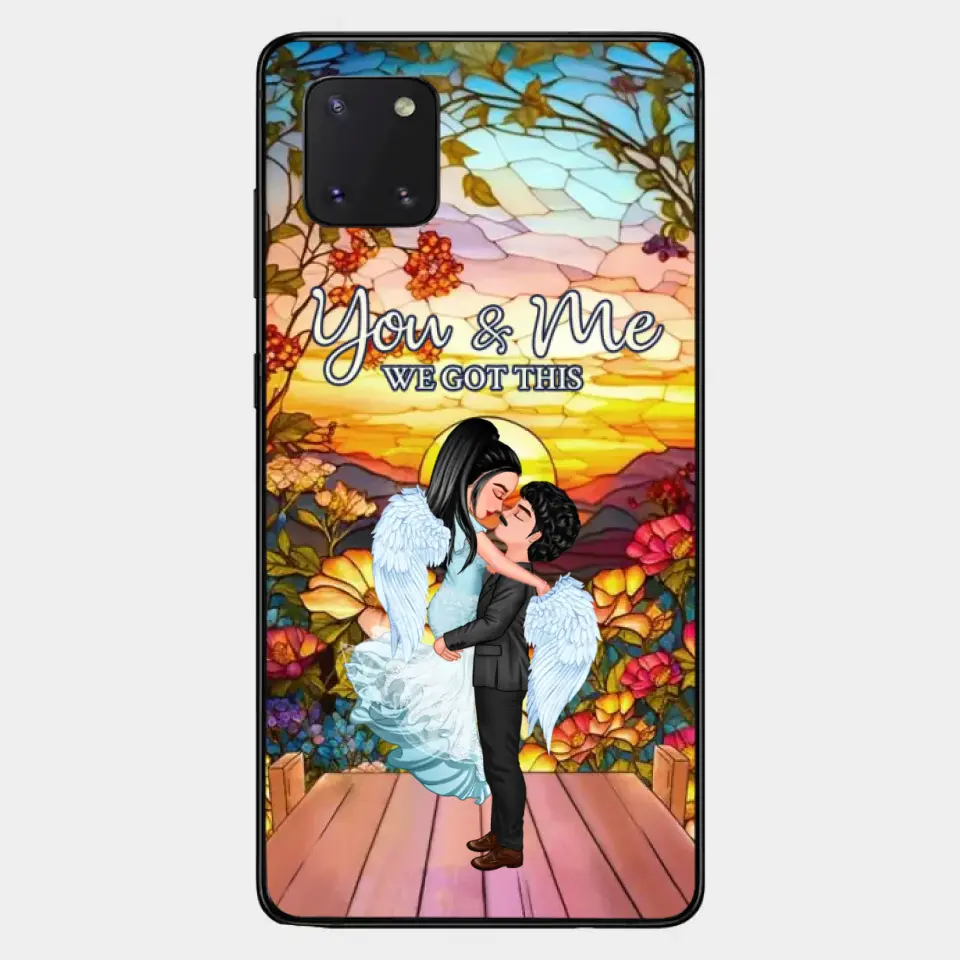 Doll Couple Hugging You & Me We Got This Personalized Phone Case